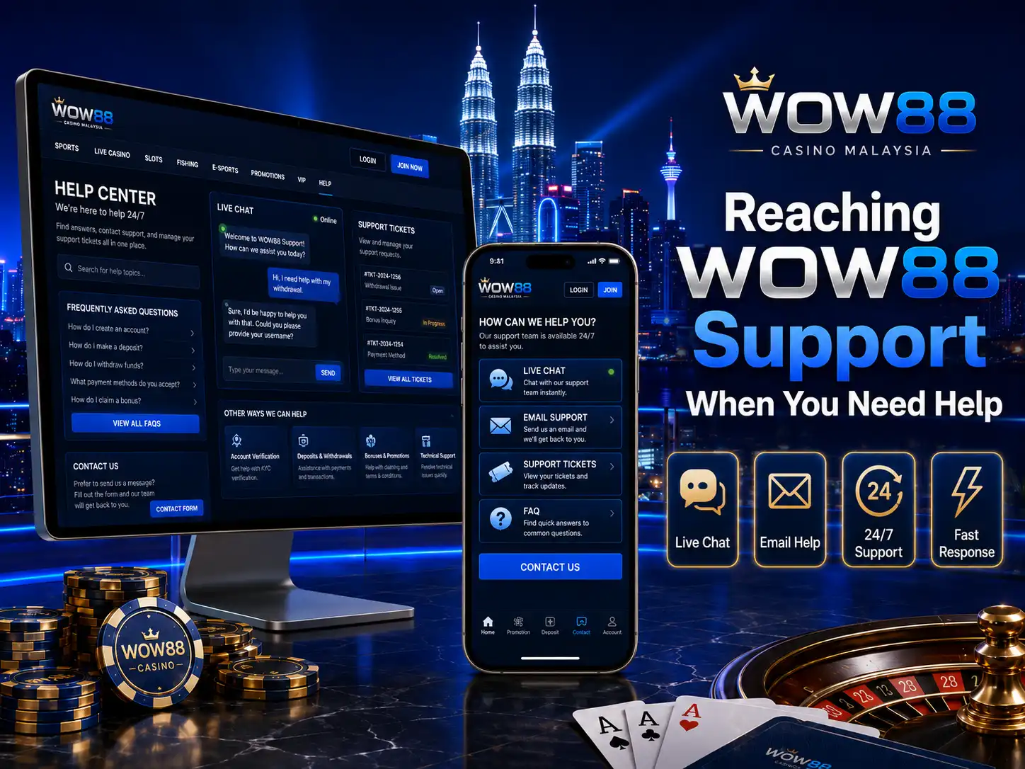 Reaching WOW88 Support When You Need Help