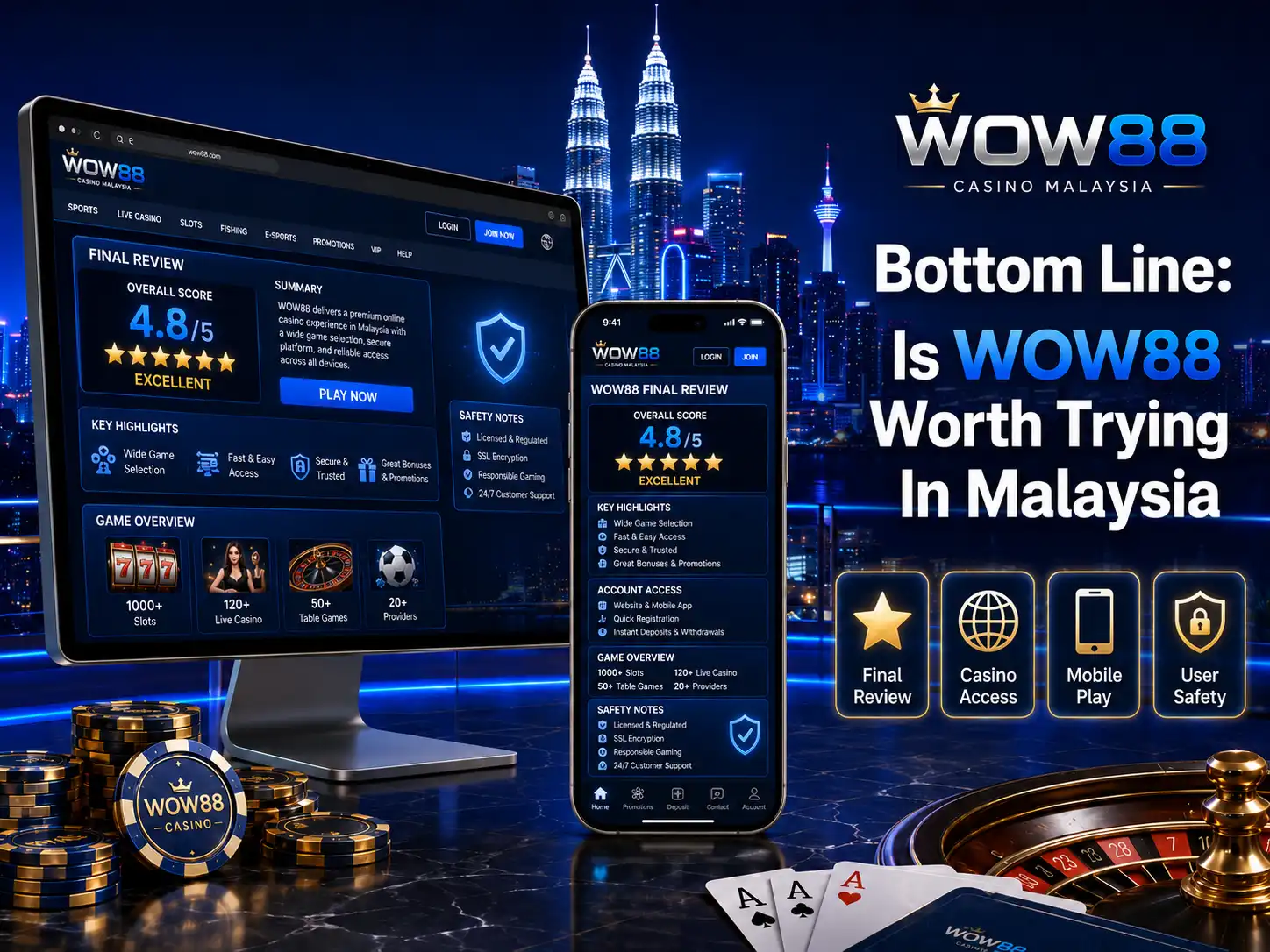 Bottom Line: Is WOW88 Worth Trying In Malaysia
