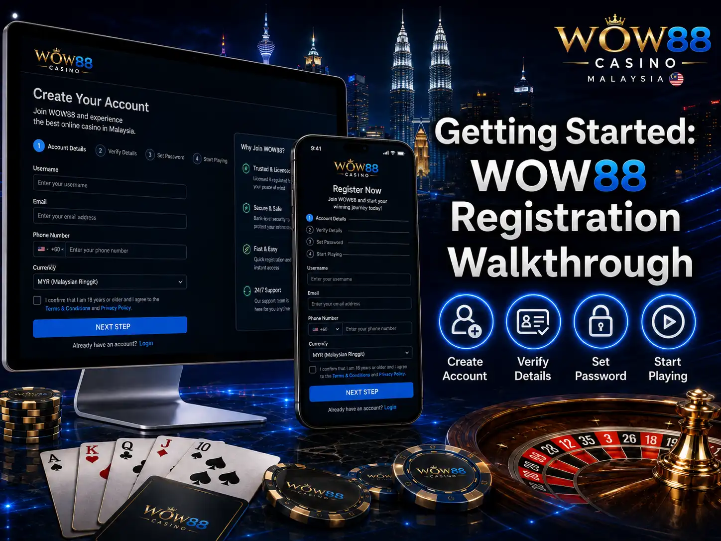 Getting Started: WOW88 Registration Walkthrough